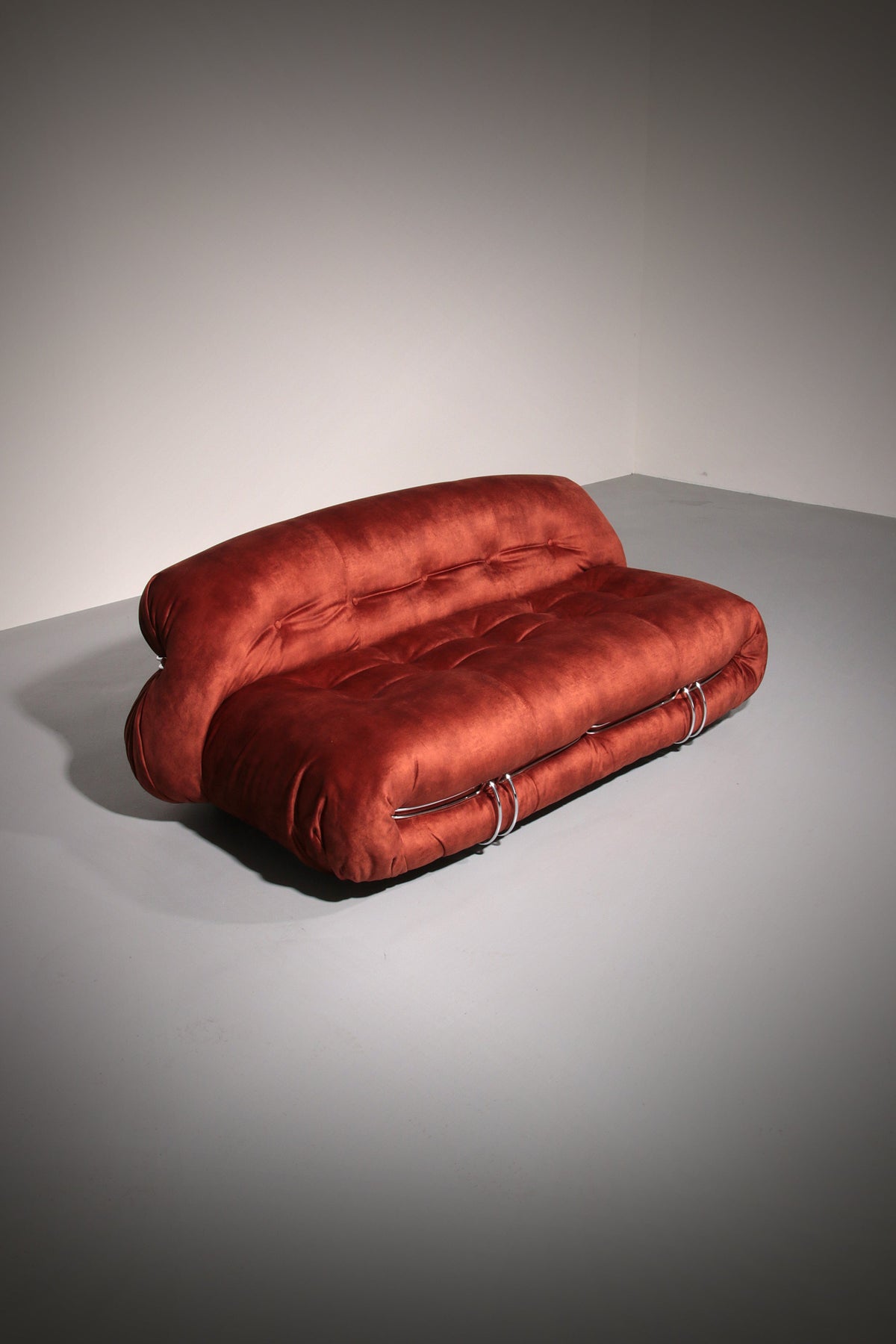 Soriana Sofa von Afra und Tobia Scarpa für Cassina, 1970er Jahre