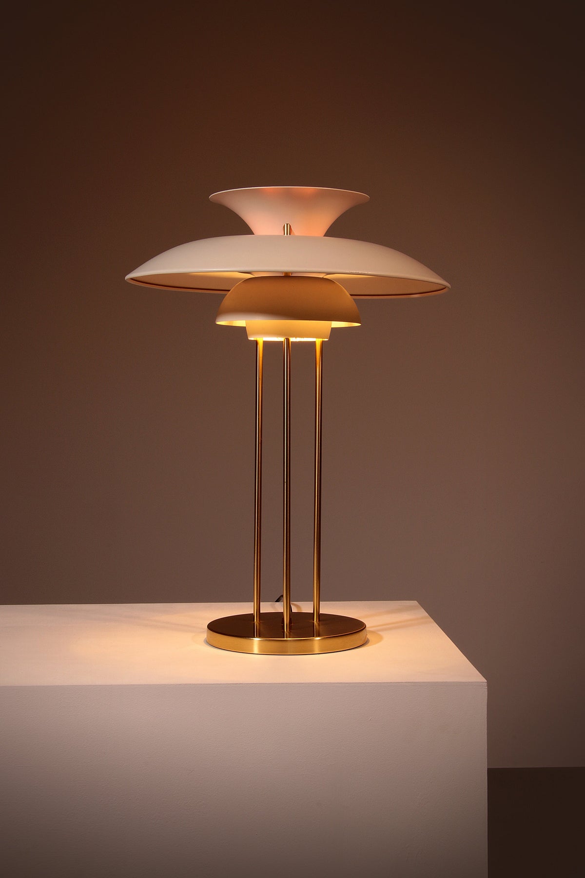 Seltene PH 5 Mid-Century Modern Tischlampe von Poul Henningsen für Louis Poulsen, Dänemark 1960er Jahre