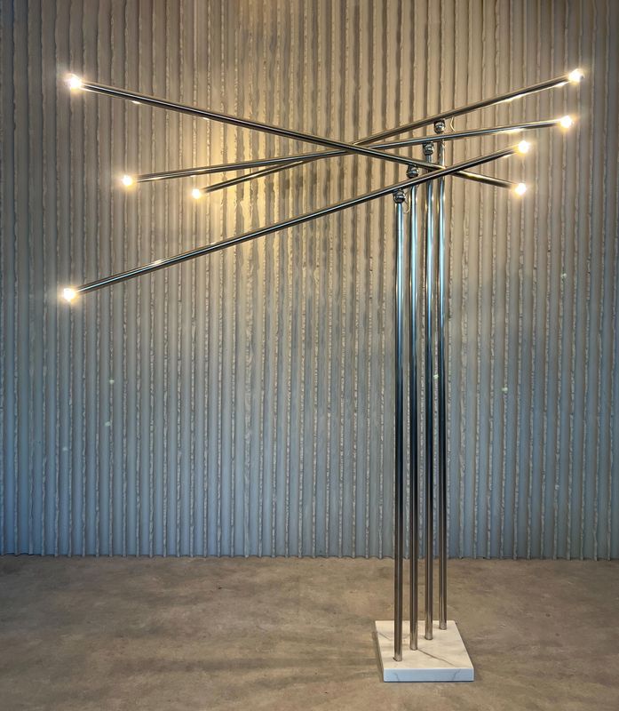 Verstellbare Stehleuchte „Giraffa“ von Sergio Moscheni für Selenova, Italien – 1970er Jahre