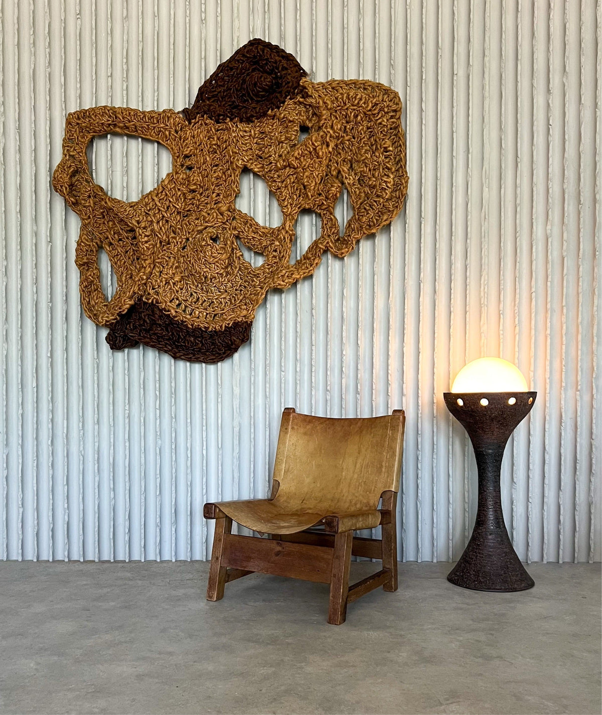 Handmade Organic Fiber Wall Tapestry
