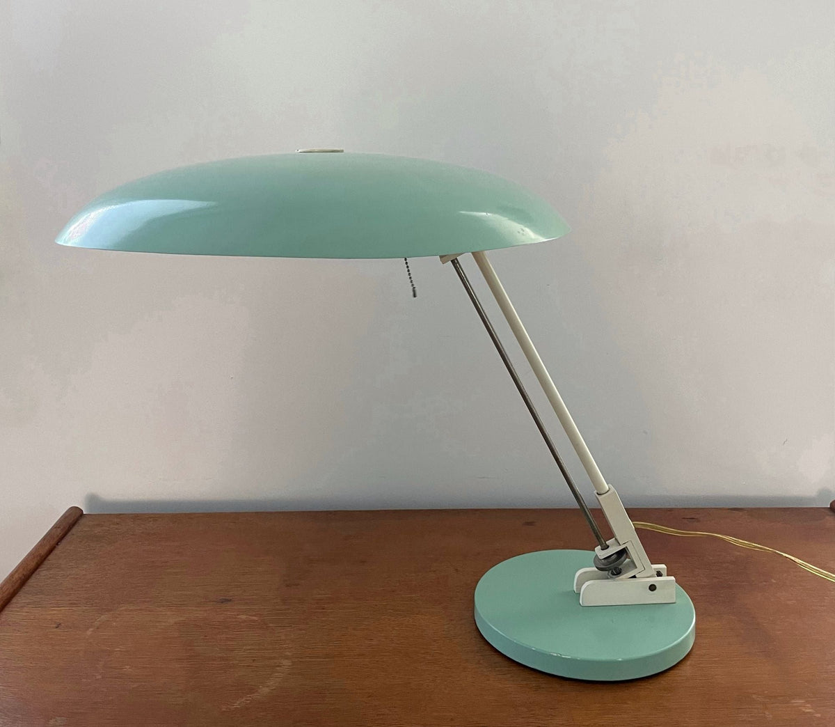 Nedalo industrial table lamp, Dutch design, 1950s