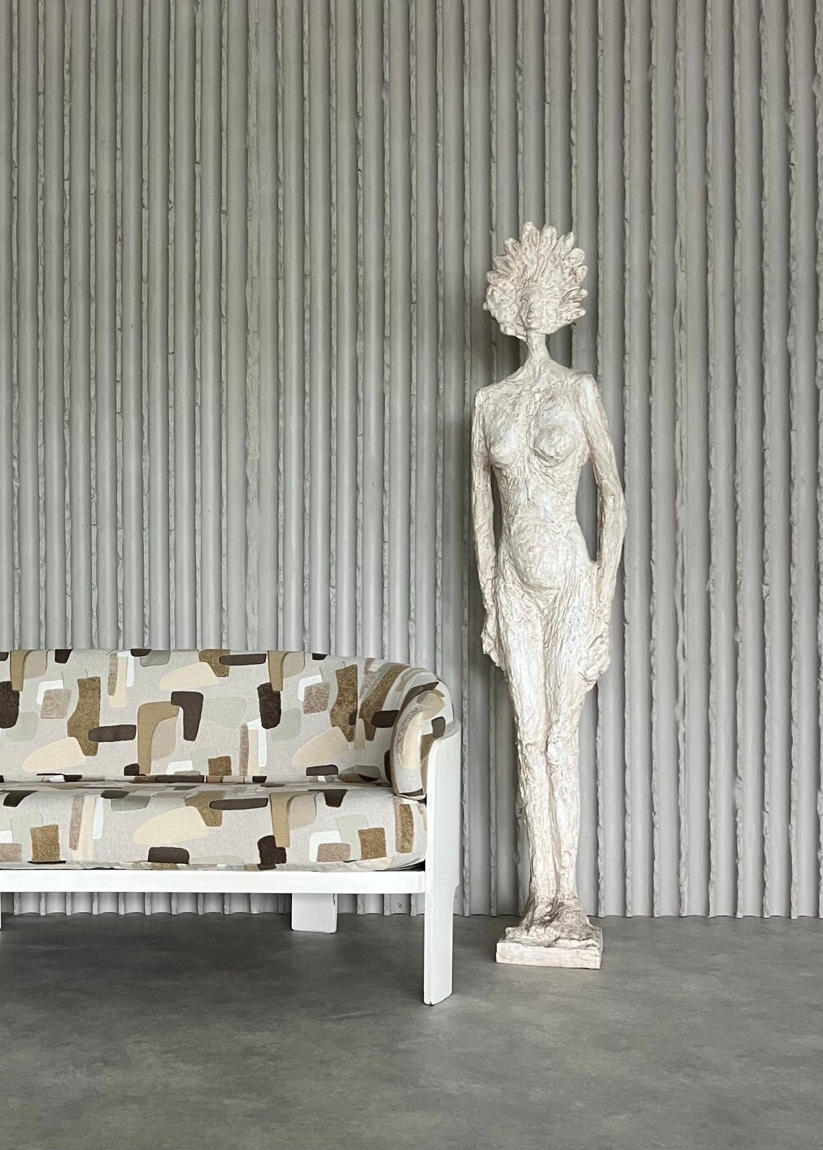 Rare "BZ48" Sofa by Hans Ell for Spectrum – Newly Upholstered