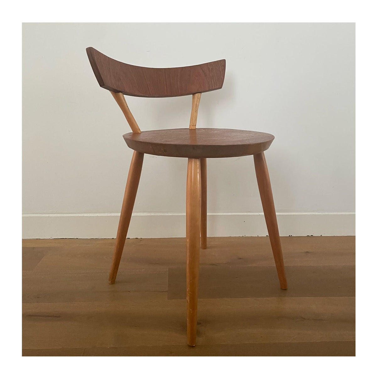 Seltener Beistellstuhl von Ferdinand Lundquist & Co, Schweden, 1950er Jahre