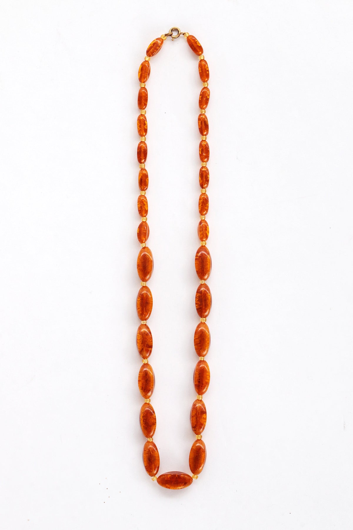 Vintage Bernsteinkette – Einzigartige Patina, 1960
