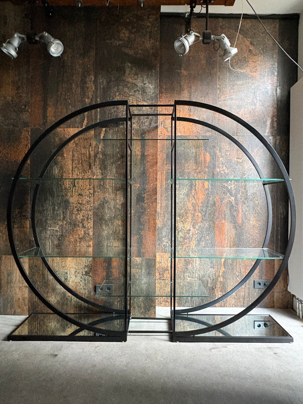 Roomdivider/display cabinet in Art deco or Bauhaus style
