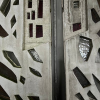 Niederländische Brutalismus-Betonfenster der 1960er Jahre – Geborgene architektonische Kunstwerke