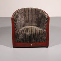 Art-Deco-Sessel, Entwurf von Frits Schuitema, mit Tisch, 1980