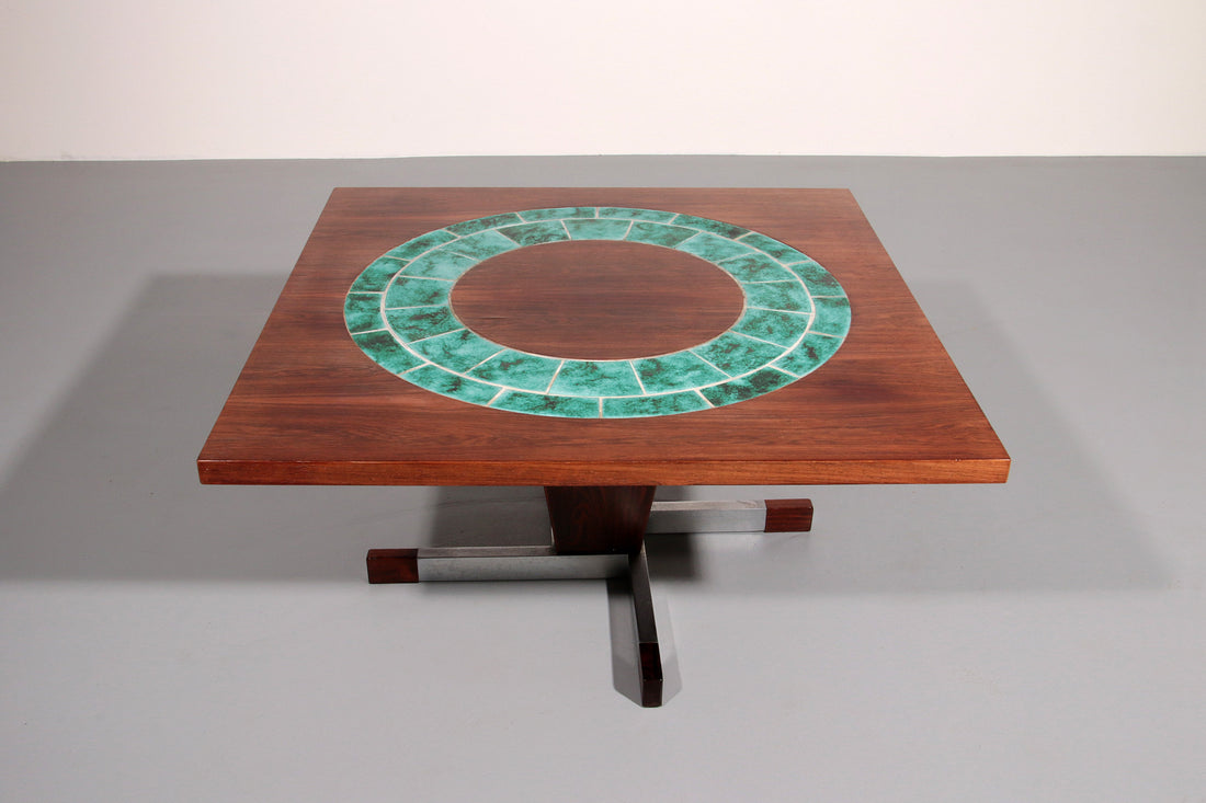 Vintage Danish Design Coffee Table with Ceramic Tiles - Collectors - Net.Work
