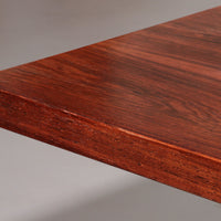 Vintage-Couchtisch im dänischen Design mit Keramikfliesen