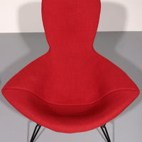 Harry Bertoia Bird Sessel mit Ottomane – ikonisches Design der 1970er
