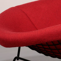 Harry Bertoia Bird Sessel mit Ottomane – ikonisches Design der 1970er