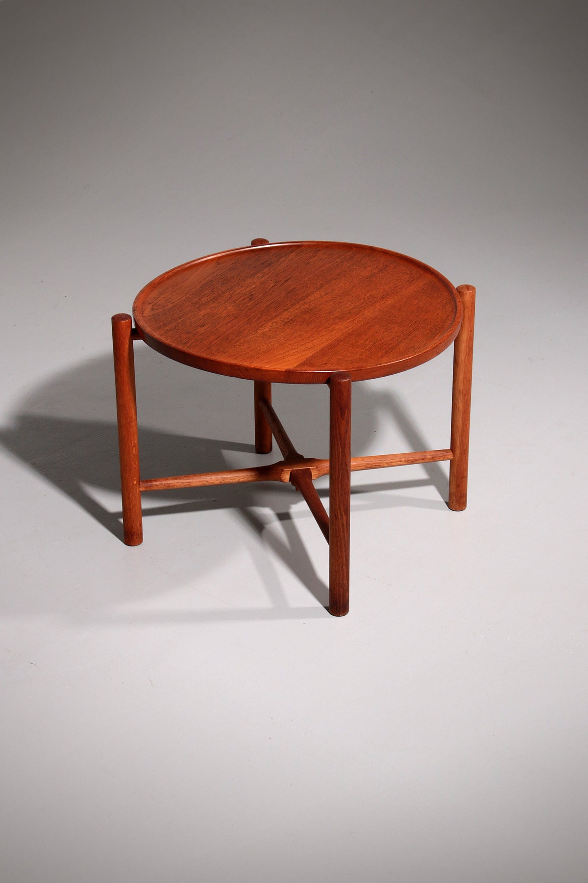 Vintage Hans J. Wegner AT35 Beistelltisch aus Teakholz Andreas Tuck, 1945 Dänemark.