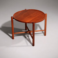 Vintage Hans J. Wegner AT35 Beistelltisch aus Teakholz Andreas Tuck, 1945 Dänemark.
