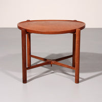 Vintage Hans J. Wegner AT35 Beistelltisch aus Teakholz Andreas Tuck, 1945 Dänemark.