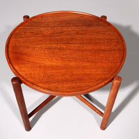 Vintage Hans J. Wegner AT35 Beistelltisch aus Teakholz Andreas Tuck, 1945 Dänemark.