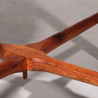 Vintage Hans J. Wegner AT35 Beistelltisch aus Teakholz Andreas Tuck, 1945 Dänemark.