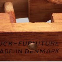 Vintage Hans J. Wegner AT35 Beistelltisch aus Teakholz Andreas Tuck, 1945 Dänemark.