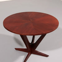Søren Georg Jensen Kubus Radial Teak Couchtisch, Dänemark, 1960er Jahre