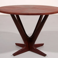 Søren Georg Jensen Kubus Radial Teak Couchtisch, Dänemark, 1960er Jahre