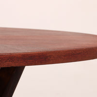 Søren Georg Jensen Kubus Radial Teak Couchtisch, Dänemark, 1960er Jahre