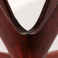 Søren Georg Jensen Kubus Radial Teak Couchtisch, Dänemark, 1960er Jahre