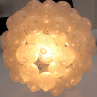 Kalmar 'Tulipan' Kronleuchter-Pendelleuchte, mundgeblasenes Glas, 1970,