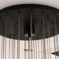 Kalmar 'Tulipan' Kronleuchter-Pendelleuchte, mundgeblasenes Glas, 1970,