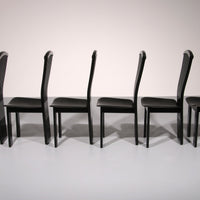 Postmoderne Esszimmerstühle von Pietro Costantini, Italien, 1980er Jahre