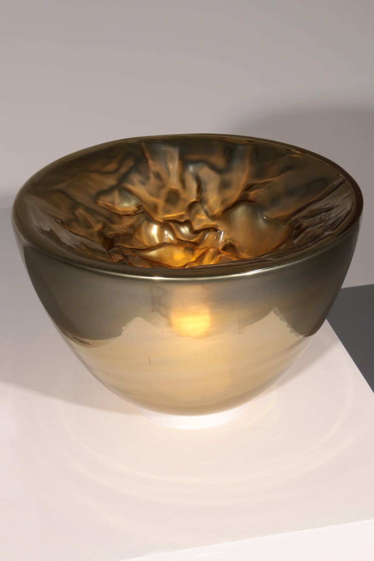 Tisch- oder Stehlampe aus Muranoglas von Carlo Nason für Mazzega (1970er Jahre)