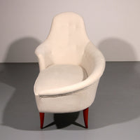 Chaiselongue van Kerstin Hörlin-Holmquist voor Nordiska Kompaniet, jaren 50