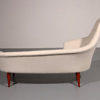 Chaiselongue van Kerstin Hörlin-Holmquist voor Nordiska Kompaniet, jaren 50