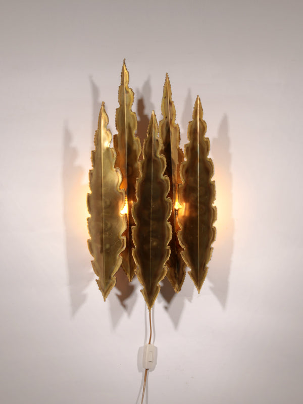 Holm-Sörensen Brutalist Copper Wall Lamp Large model Denmark