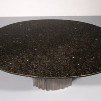 Max Papiri Marmor-Granit-Tisch für Studio A, 1970er Jahre
