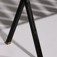 Italienische Vintage-Eleganz – Wandkleiderbügel aus Messing und Teakholz aus den 1950er-1960er Jahren