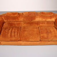 Straccio 3-Sitzer-Sofa von De Pass, D'Urbino, Lomazzi für Zanotta, Italien 1970er Jahre