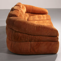 Straccio 3-Sitzer-Sofa von De Pass, D'Urbino, Lomazzi für Zanotta, Italien 1970er Jahre