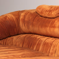 Straccio 3-Sitzer-Sofa von De Pass, D'Urbino, Lomazzi für Zanotta, Italien 1970er Jahre
