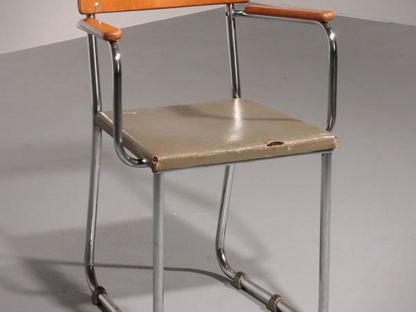 Jan van Ettinger voor D3 buisframe fauteuil 1932