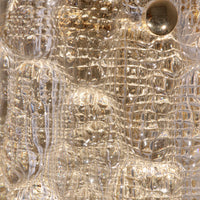 Wandleuchten von Carl Fagerlund, Orrefors (schwedisches Glas), Modell Gefion von Lyfa Denmark
