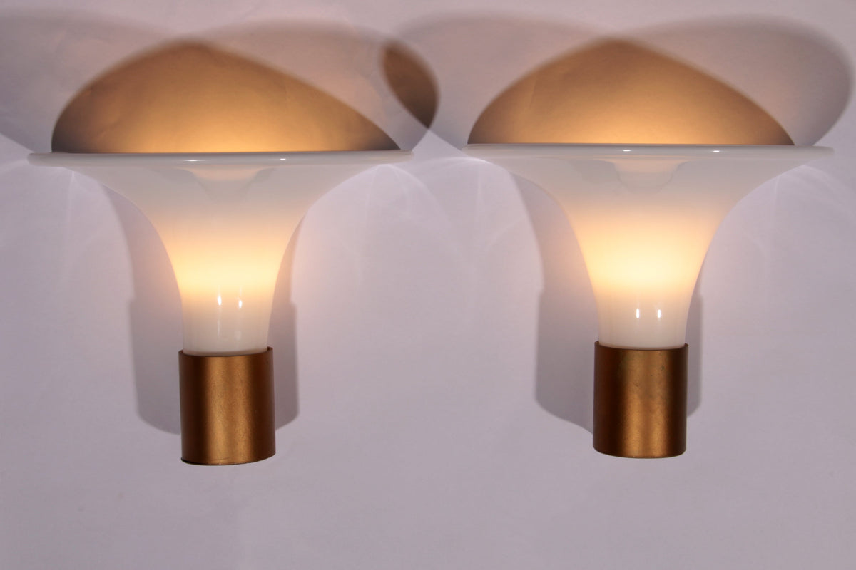 Mandarin Wandlampe von Michael Bang für Holmegaard, 1980er Jahre