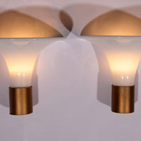 Mandarin Wandlampe von Michael Bang für Holmegaard, 1980er Jahre