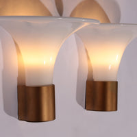 Mandarin Wandlampe von Michael Bang für Holmegaard, 1980er Jahre