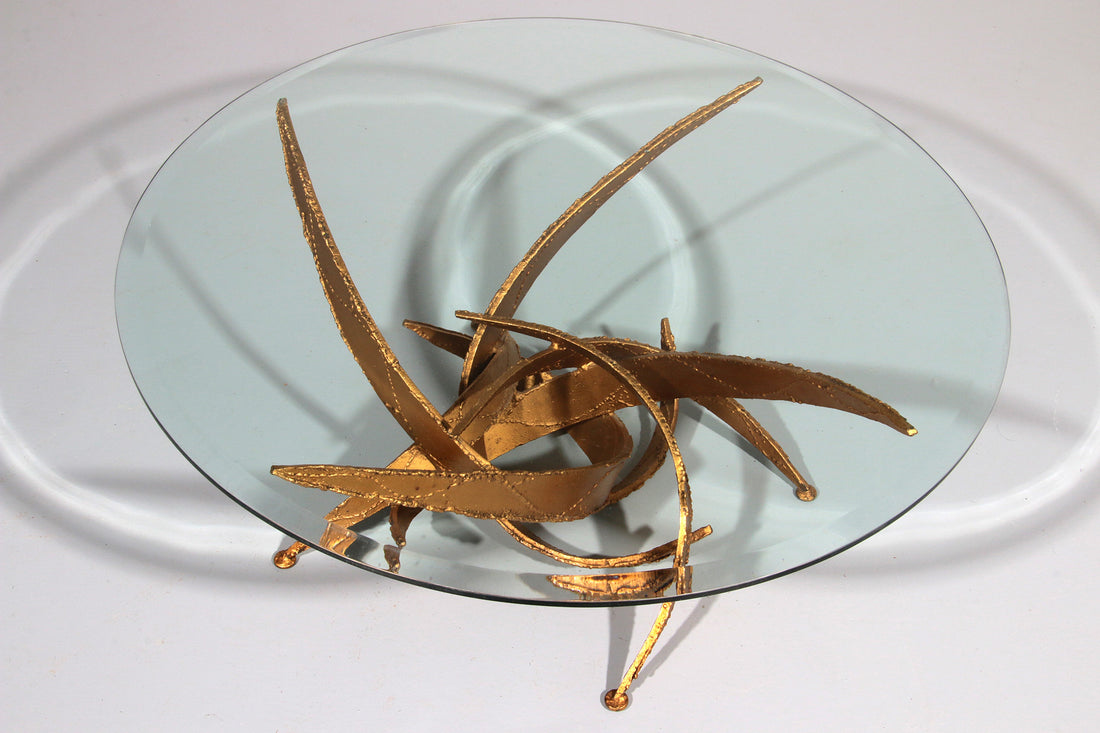 Silas Seandel Brutalist Coffee Table - Manner of Paul Evans