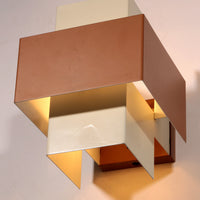 Paar geometrische Philips-Wandleuchten, 1960
