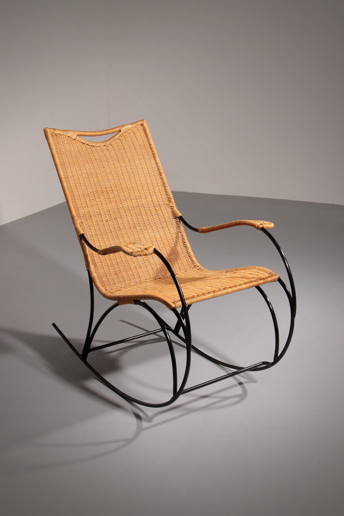 Schaukelstuhl von Carl Auböck für Werkstätte Carl Auböck, 1950er Jahre