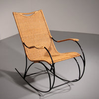Schaukelstuhl von Carl Auböck für Werkstätte Carl Auböck, 1950er Jahre