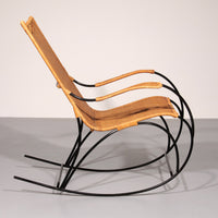 Schaukelstuhl von Carl Auböck für Werkstätte Carl Auböck, 1950er Jahre
