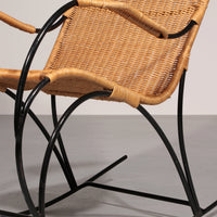 Schaukelstuhl von Carl Auböck für Werkstätte Carl Auböck, 1950er Jahre