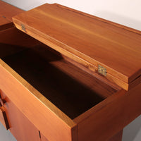 Torbecchia Sideboard aus Walnuss von Giovanni Michelucci für Poltronova, 1964