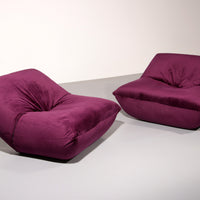 Lila Papillon Lounge-Sessel von Guido Maria Rosati für Giovannetti Mind Condition